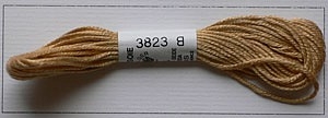 Soie dAlger Seidenstickgarn - Farbe 3823 gelb orange extra