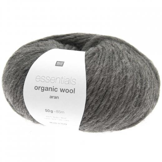 Rico Design Essentials Organic Wool aran - anthrazit