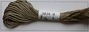 Soie dAlger Seidenstickgarn - Farbe 3834 gelb