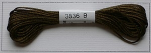 Soie dAlger Seidenstickgarn - Farbe 3836 gelb