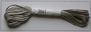 Soie dAlger Seidenstickgarn - Farbe 3841 grau