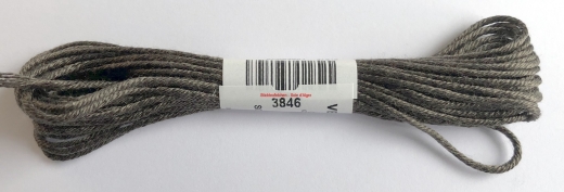 Soie dAlger Seidenstickgarn - Farbe 3846 grau