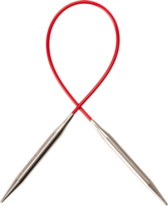 ChiaoGoo Rundstricknadel Knit Red Edelstahl 2,00 mm - 23 cm