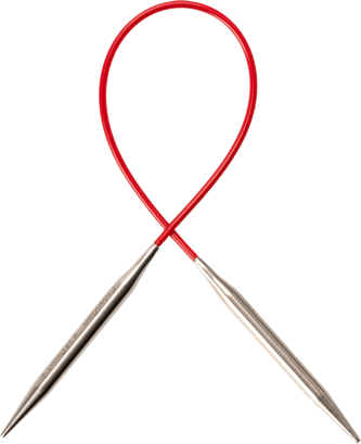 Rundstricknadel 2,00 mm - 23 cm - ChiaoGoo Knit Red Edelstahl