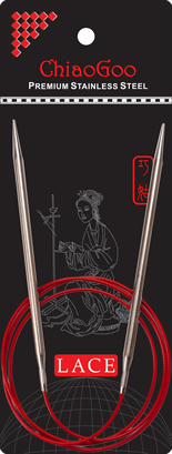 Rundstricknadel 2,25 mm - 100 cm - ChiaoGoo Red Lace Edelstahl