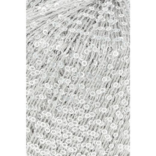 Lang Yarns Paillettes - Pailettengarn - hellgrau (0024)