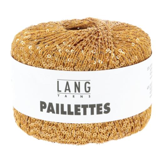 Lang Yarns Paillettes - Pailettengarn - goldgelb (0049)