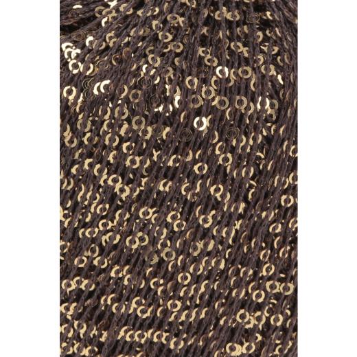 Lang Yarns Paillettes - Pailettengarn - braun gold (0068)