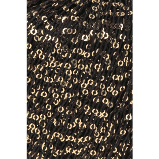Lang Yarns Paillettes - Pailettengarn - anthrazit gold (0070)