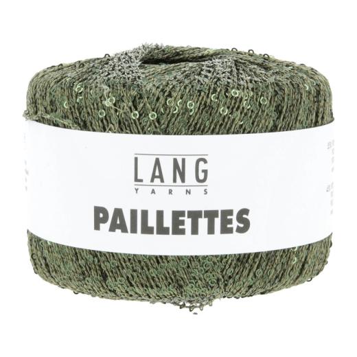 Lang Yarns Paillettes - Pailettengarn - krokodilgrün (0099)