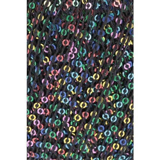 Lang Yarns Paillettes - Pailettengarn - schwarz bunt (0104)
