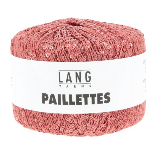 Lang Yarns Paillettes - Pailettengarn - koralle (0128)