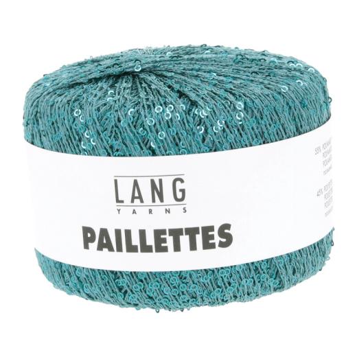 Lang Yarns Paillettes - Pailettengarn - petrol (0188)