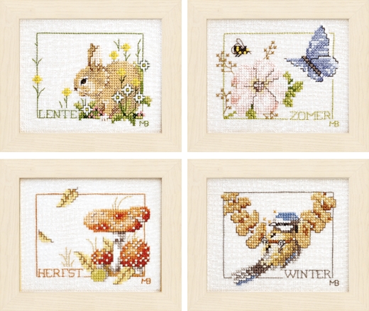 Lanarte Marjolein Bastin - Four seasons 4er-Set (Stickpackung)