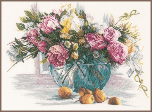 Flowers - Lanarte (Stickpackung)