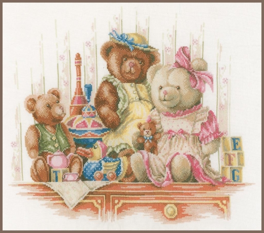 Lanarte Stickpackung - Teddybären