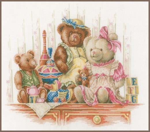 Lanarte - Bears and toys (Stickpackung)