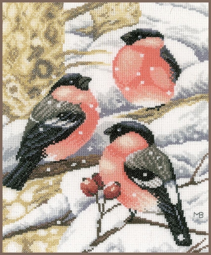 Lanarte Marjolein Bastin - Bullfinch (Stickpackung)