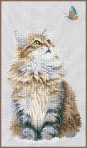 Lanarte - Forest cat (Stickpackung)