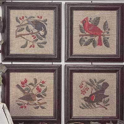 Birds & Berries - Prairie Schooler (Stickvorlage)