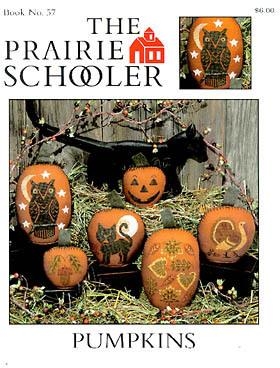Stickvorlage The Prairie Schooler - Pumpkins