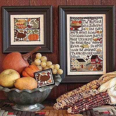 Stickvorlage The Prairie Schooler - Thanksgiving Comes Again