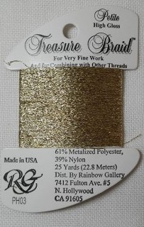 Petit Treasure Braid Rainbow Gallery - High Gloss Gloss Yellow Gold