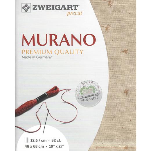 Zweigart Murano 32ct - Farbe 2429 Wish (Precut 48x68 cm)