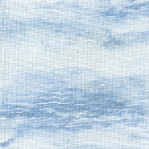 Zweigart Murano 32ct - 90002 Deep Water (Meterware)