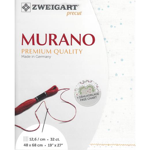 Zweigart Murano 32ct - Farbe 1299 Splash (Precut 48x68 cm)