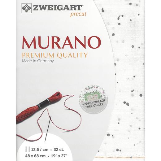 Zweigart Murano 32ct - Farbe 1329 Splash (Precut 48x68 cm)