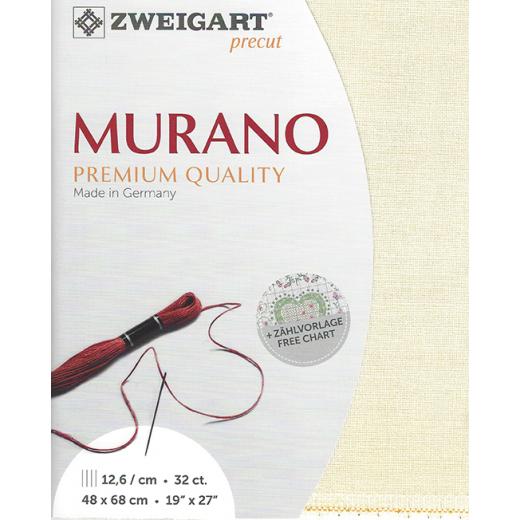 Zweigart Murano 32ct - Farbe 99 ecru (Precut 48x68 cm)