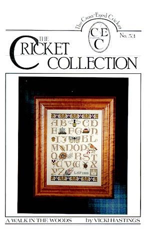 Stickvorlage Cross Eyed Cricket - Walk In The Woods