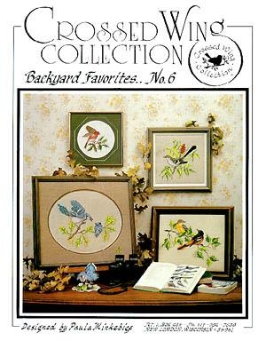 Stickvorlage Crossed Wing Collection - Backyard Favorites