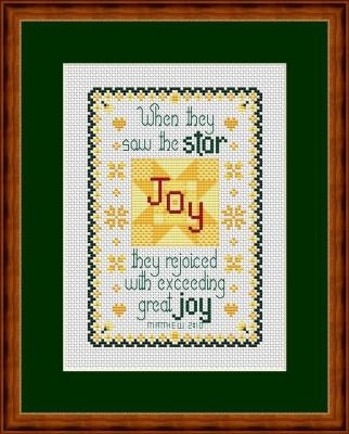 Stickvorlage Happiness Is Heartmade - Exceeding Great Joy