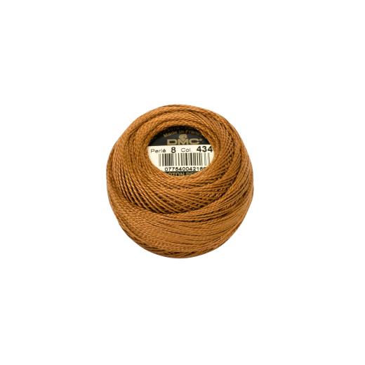 DMC Perlgarn Stärke 5 - 45 m – 434 braun hell (Ausverkauf)