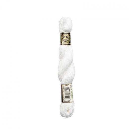DMC Perlgarn Stärke 8 - 200 m – blanc (weiß) - Ausverkauf