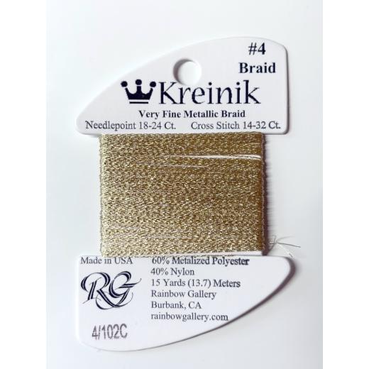Kreinik #4 102C - Vatican Gold Cord