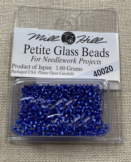 Mill Hill Seed-Petite Beads - 40020 Royal Blue Ø 1,5 mm