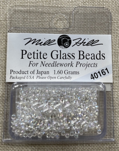 40161 Mill Hill Seed-Petite Beads - Crystal Ø 1,5 mm