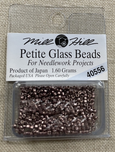 40556 Mill Hill Seed-Petite Beads - Antique Silver Ø 1,5 mm