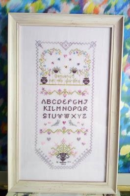 Stickvorlage MTV Designs - Welcome In My Garden Long Sampler