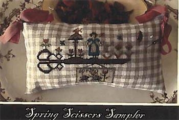 Stickvorlage Nikyscreations - Spring Scissors Sampler (Ausverkauf)