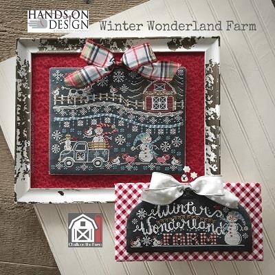 Stickvorlage Hands On Design - Winter Wonderland Farm