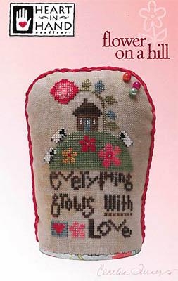 Stickvorlage Heart In Hand Needleart - Flower on a Hill