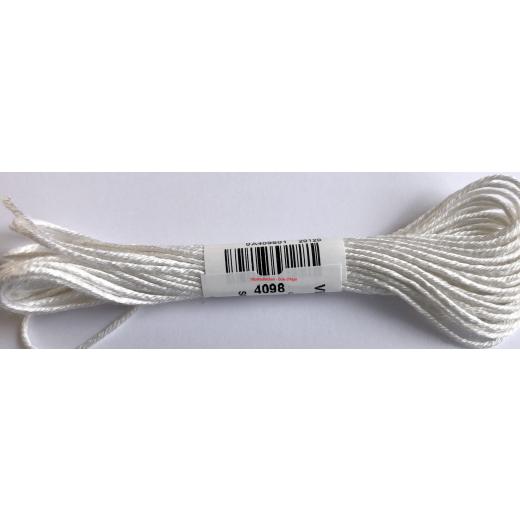 Soie d'Alger Seidenstickgarn - 4098 blanc - Ausverkauf 1x vorrätig