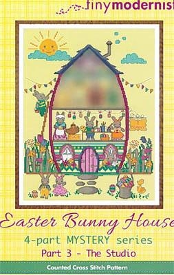 Stickvorlage Tiny Modernist Inc - Easter House Bunny Teil 3