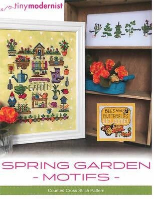 Stickvorlage Tiny Modernist Inc - Spring Garden Motifs