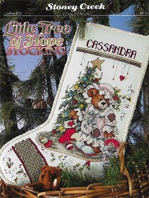 Stickvorlage Stoney Creek Collection - Little Tree Of Hope Stocking