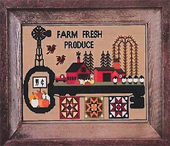 Stickvorlage Twin Peak Primitives – Farm Fresh Produce